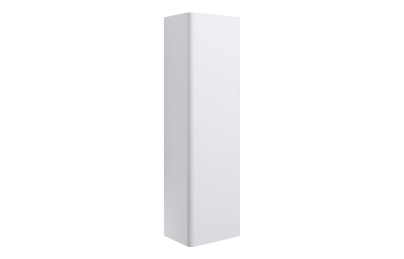 Tulip 350mm Wall Hung 1 Door Tall Unit - Matt White - KPSB108924