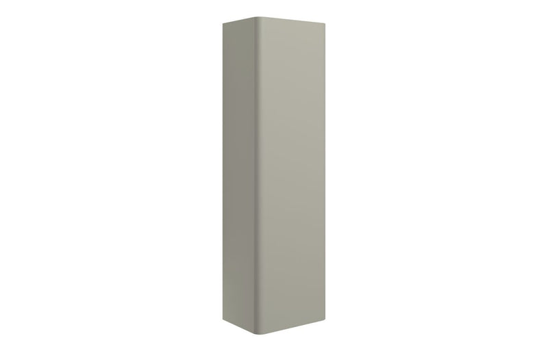 Tulip 350mm Wall Hung 1 Door Tall Unit - Matt Latte - KPSB108925