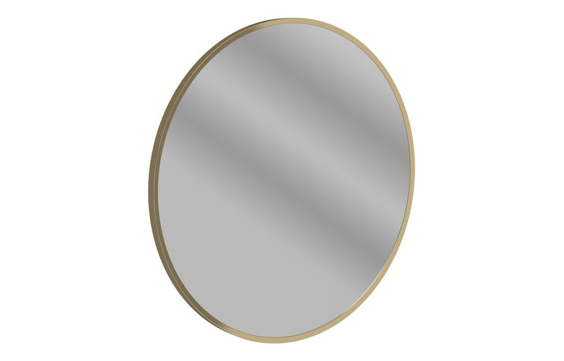 Lucy 600mm Round Mirror - Brushed Bronze - KPSB109004