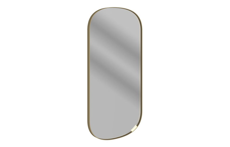 Lucy 800x400mm Oblong Mirror - Brushed Bronze - KPSB109006