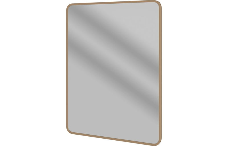 Lucy 600x800mm Rectangle Mirror - Brushed Bronze - KPSB109008