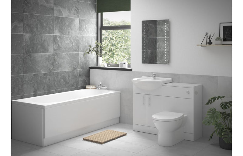Olive Full Suite with Rimless BTW WC & Single End Bath - KPSB109073