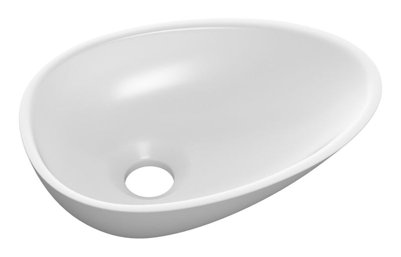 Hever 320x220mm Mini Resin Washbowl - White - KPSB109920