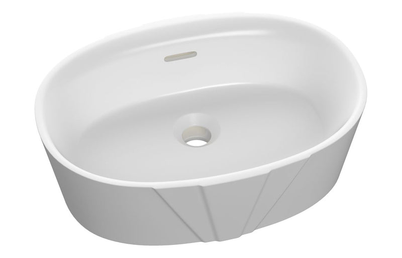 Pembury 460x320mm Resin Washbowl - White - KPSB109921