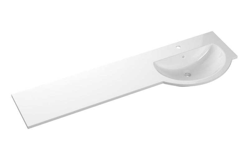 1544mm Standard Round One-Piece Basin & Overflow Ring - Right Hand - KPSB109939