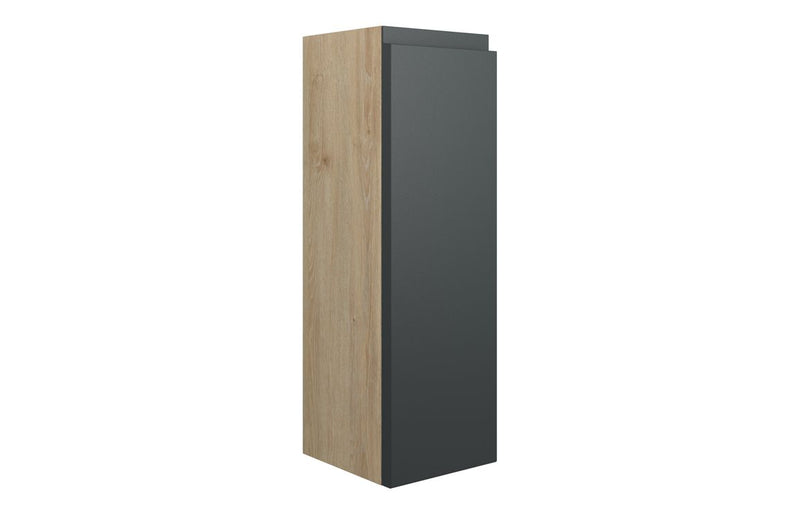 Rose 200mm Slim Base Unit - Matt Graphite Grey (Oak Cab) - KPSB110026