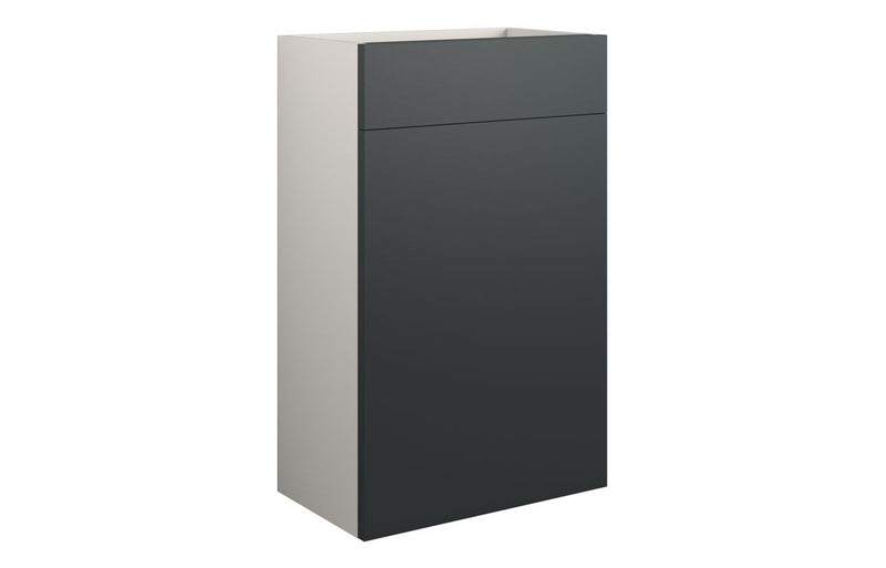 Rose 500mm Standard WC Unit - Matt Graphite Grey (Grey Cab) - KPSB110058