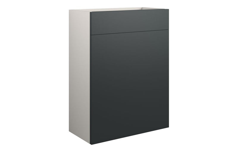 Rose 600mm Standard WC Unit - Matt Graphite Grey (Grey Cab) - KPSB110064