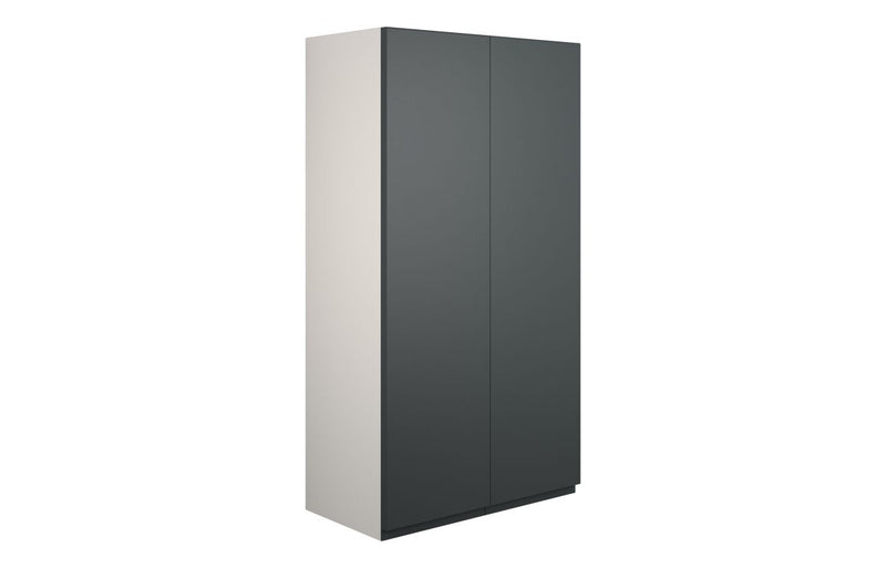 Rose 600mm Standard 2 Door Storage Unit - Matt Graphite Grey (Grey Cab) - KPSB110070