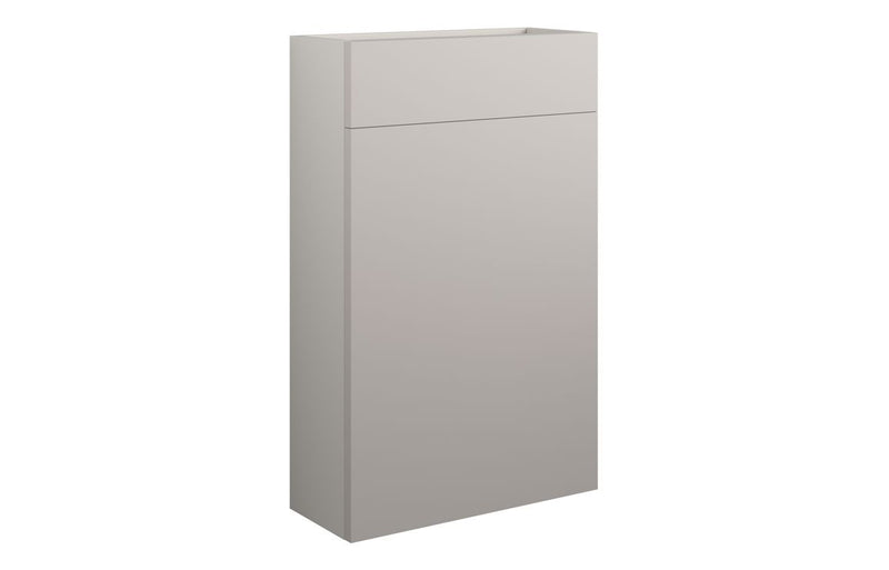 Rose 500mm Slim WC Unit - Matt Dove Grey (Grey Cab) - KPSB110126
