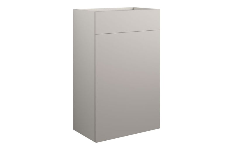 Rose 500mm Standard WC Unit - Matt Dove Grey (Grey Cab) - KPSB110129