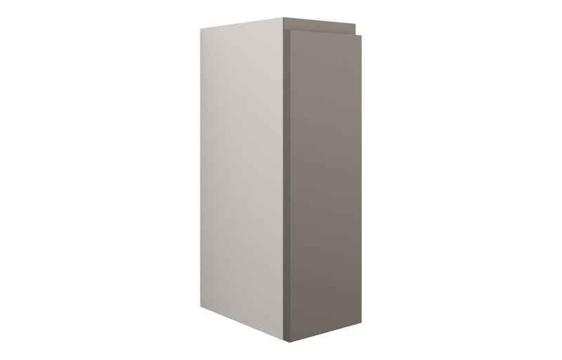 Rose 200mm Standard Toilet Roll Unit - Matt Stone (Grey Cab) - KPSB110170