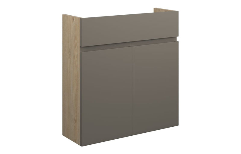Rose 600mm Slim Basin Unit - Matt Stone (Oak Cab) - KPSB110192