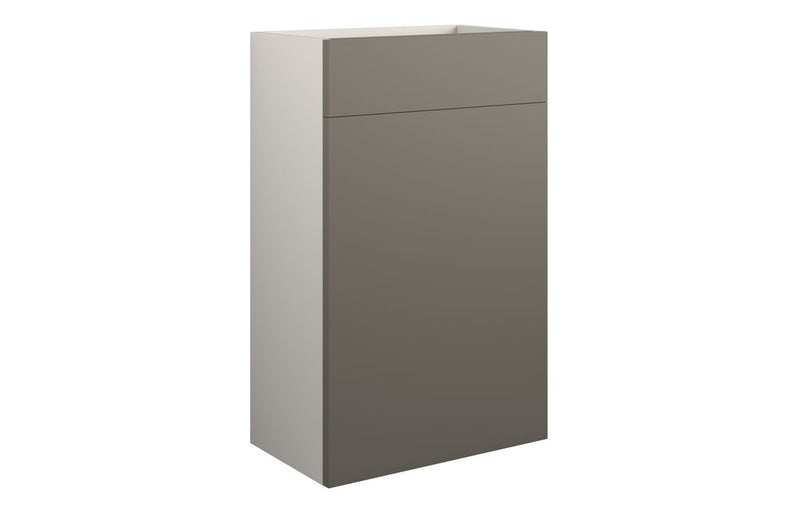 Rose 500mm Standard WC Unit - Matt Stone (Grey Cab) - KPSB110200