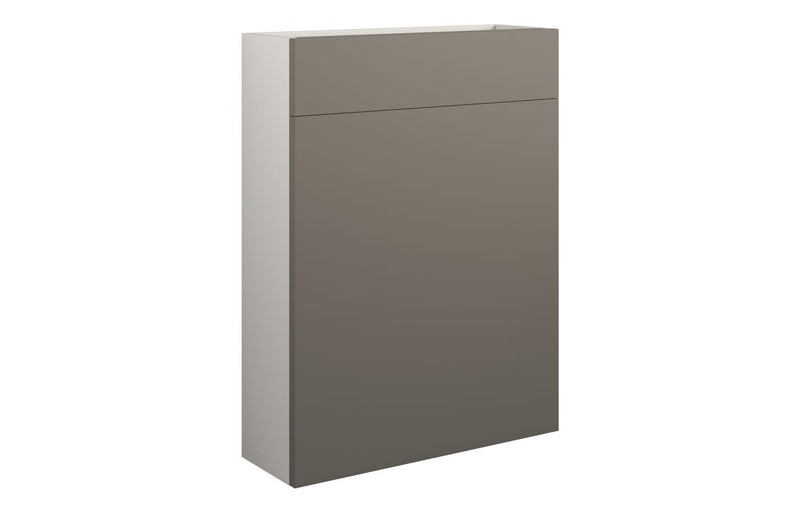 Rose 600mm Slim WC Unit - Matt Stone (Grey Cab) - KPSB110203