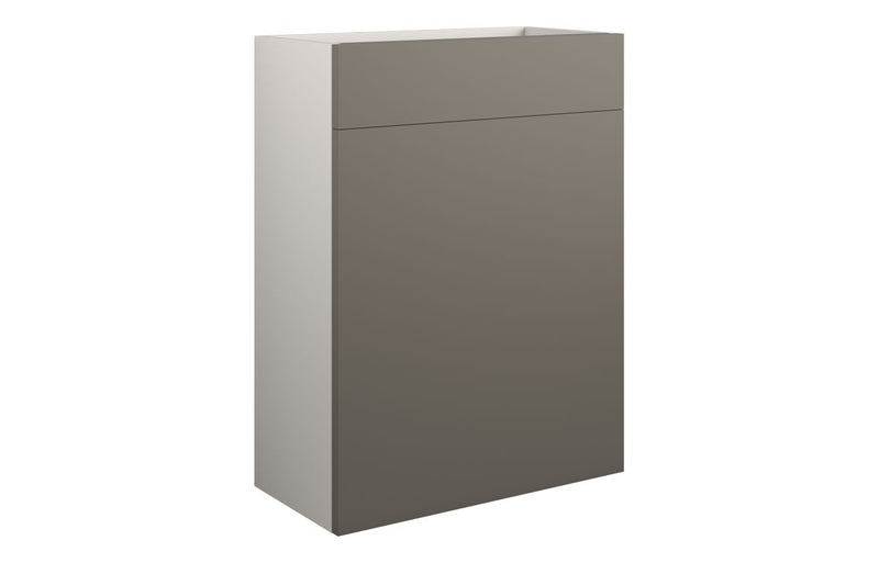 Rose 600mm Standard WC Unit - Matt Stone (Grey Cab) - KPSB110206