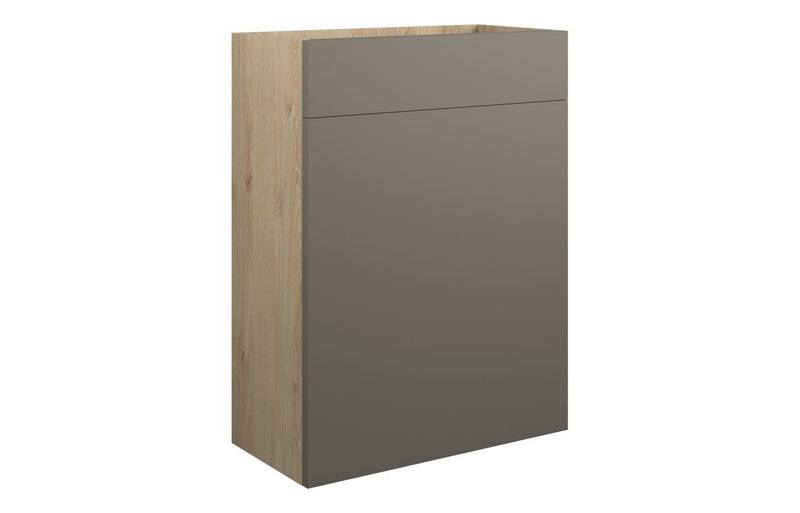 Rose 600mm Standard WC Unit - Matt Stone (Oak Cab) - KPSB110207