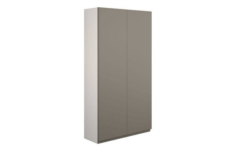 Rose 600mm Slim 2 Door Storage Unit - Matt Stone (Grey Cab) - KPSB110215