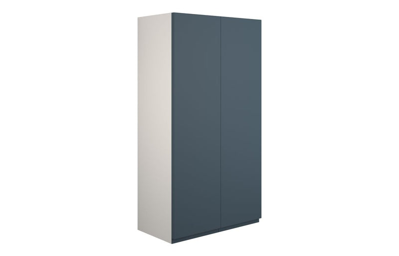 Rose 600mm Standard 2 Door Storage Unit - Matt Arley Blue (Grey Cab) - KPSB110354