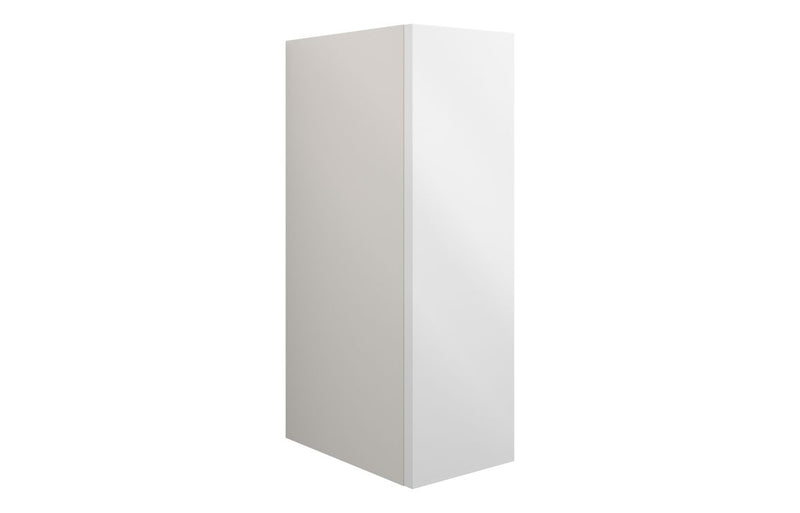 Daisy 200mm Standard Toilet Roll Unit - White Gloss (Grey Cab) - KPSB110383