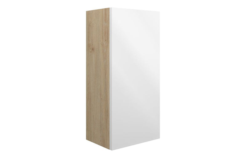 Daisy 300mm Slim Base Unit - White Gloss (Oak Cab) - KPSB110387
