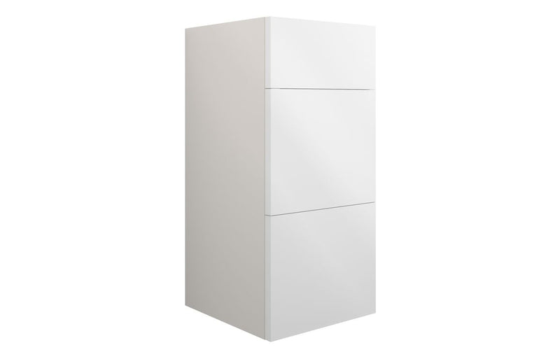 Daisy 300mm Standard 3 Drawer Unit - White Gloss (Grey Cab) - KPSB110392