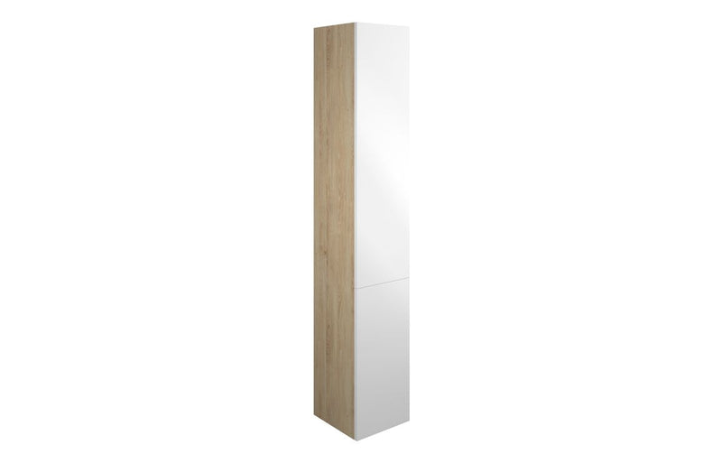 Daisy 300mm Tall Unit - White Gloss (Oak Cab) - KPSB110396