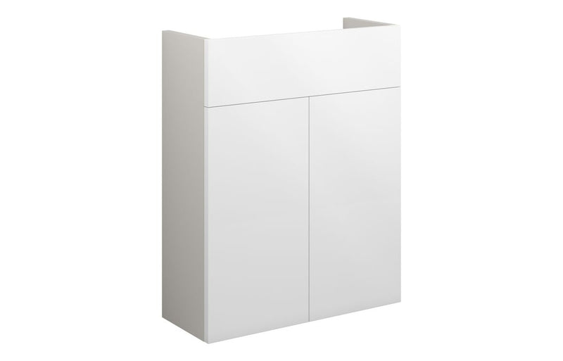 Daisy 500mm Slim Basin Unit - White Gloss (Grey Cab) - KPSB110398