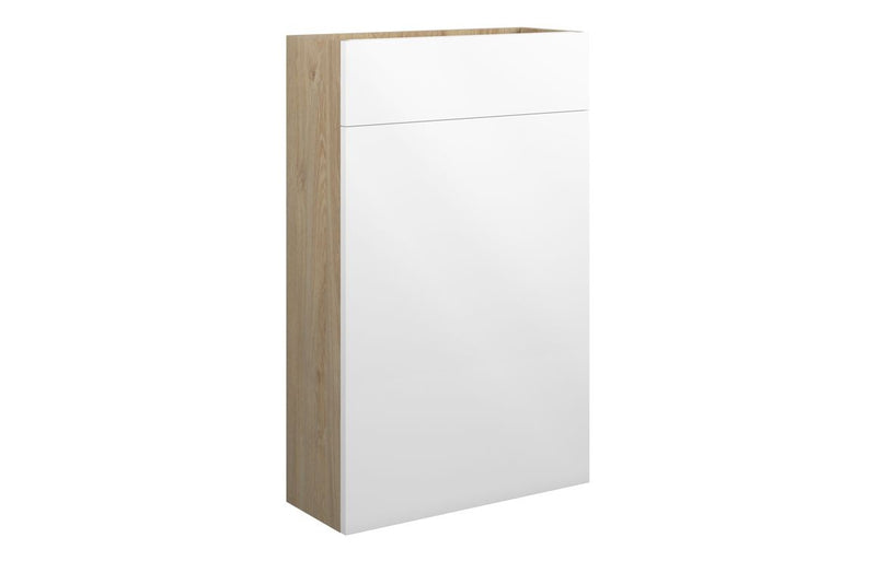 Daisy 500mm Slim WC Unit - White Gloss (Oak Cab) - KPSB110411