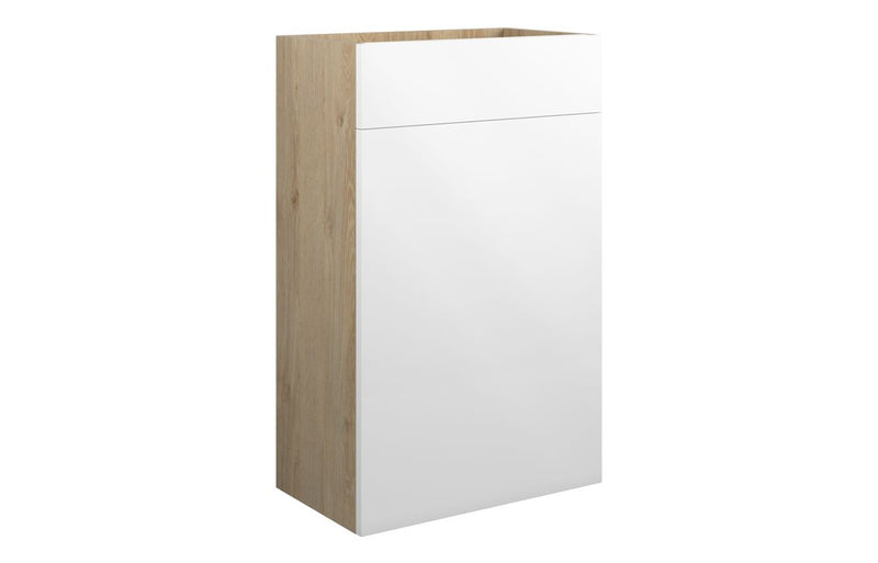 Daisy 500mm Standard WC Unit - White Gloss (Oak Cab) - KPSB110414