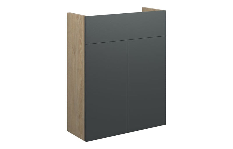 Daisy 500mm Slim Basin Unit - Matt Graphite Grey (Oak Cab) - KPSB110470