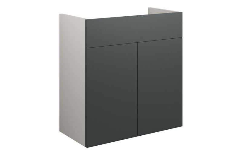 Daisy 600mm Standard Basin Unit - Matt Graphite Grey (Grey Cab) - KPSB110478