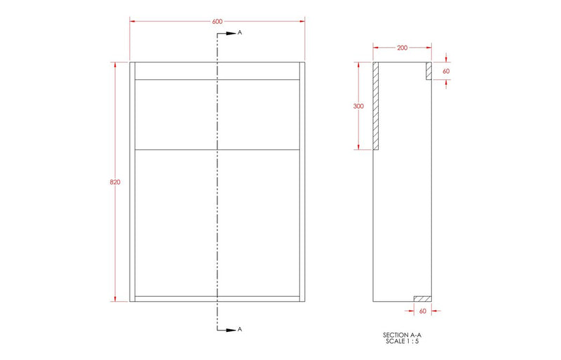Daisy 1236mm Slim Basin & WC Unit Pack - Matt Graphite Grey (Oak Cab) - KPSB110506