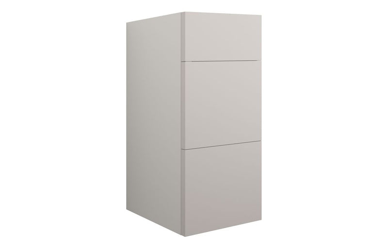 Daisy 300mm Standard 3 Drawer Unit - Matt Dove Grey (Grey Cab) - KPSB110534