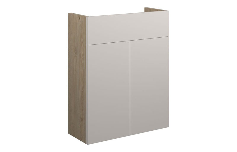 Daisy 500mm Slim Basin Unit - Matt Dove Grey (Oak Cab) - KPSB110541