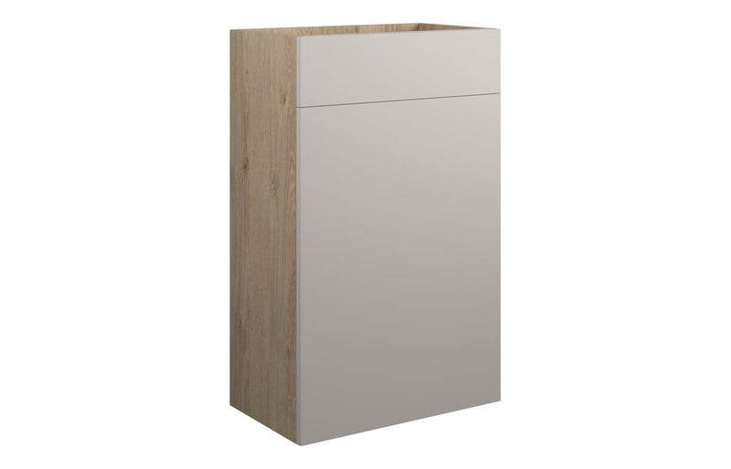 Daisy 500mm Standard WC Unit - Matt Dove Grey (Oak Cab) - KPSB110556