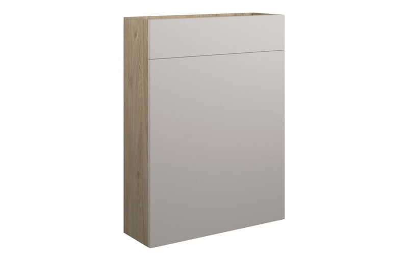 Daisy 600mm Slim WC Unit - Matt Dove Grey (Oak Cab) - KPSB110559