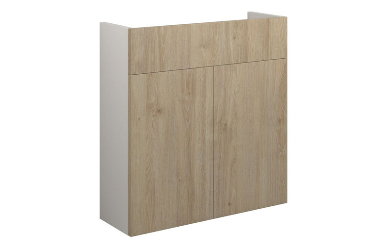 Daisy 600mm Slim Basin Unit - Havana Oak (Grey Cab) - KPSB110617