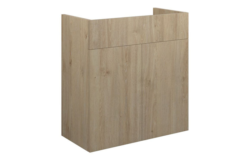 Daisy 600mm Standard Basin Unit - Havana Oak (Oak Cab) - KPSB110621