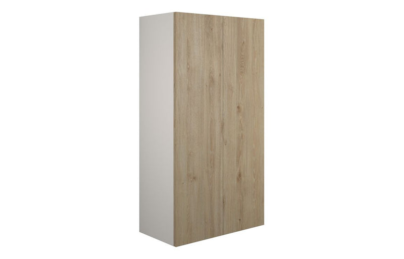 Daisy 600mm Standard 2 Door Storage Unit - Havana Oak (Grey Cab) - KPSB110638