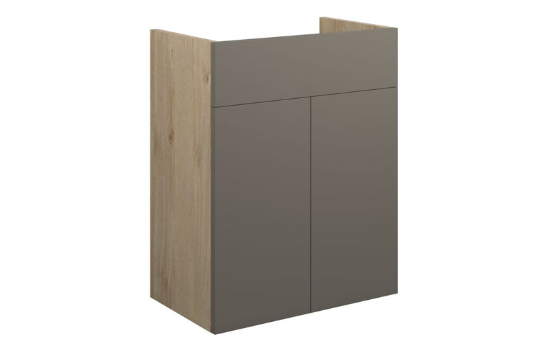 Daisy 500mm Standard Basin Unit - Matt Stone (Oak Cab) - KPSB110686