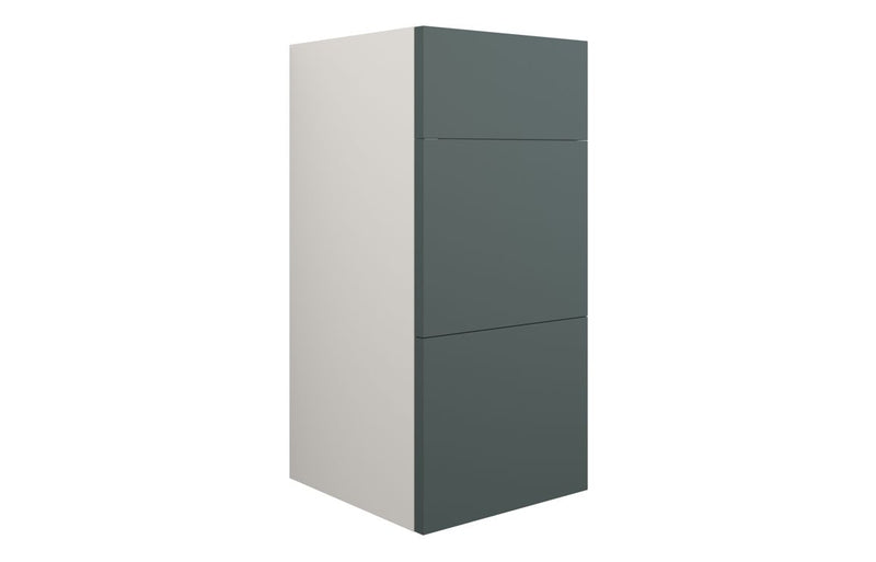 Daisy 300mm Standard 3 Drawer Unit - Matt Green (Grey Cab) - KPSB110747