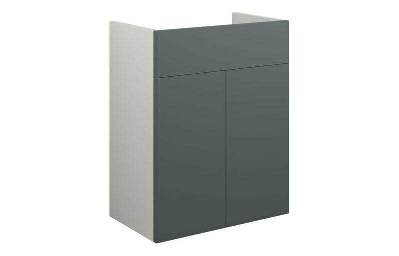 Daisy 500mm Standard Basin Unit - Matt Green (Grey Cab) - KPSB110756