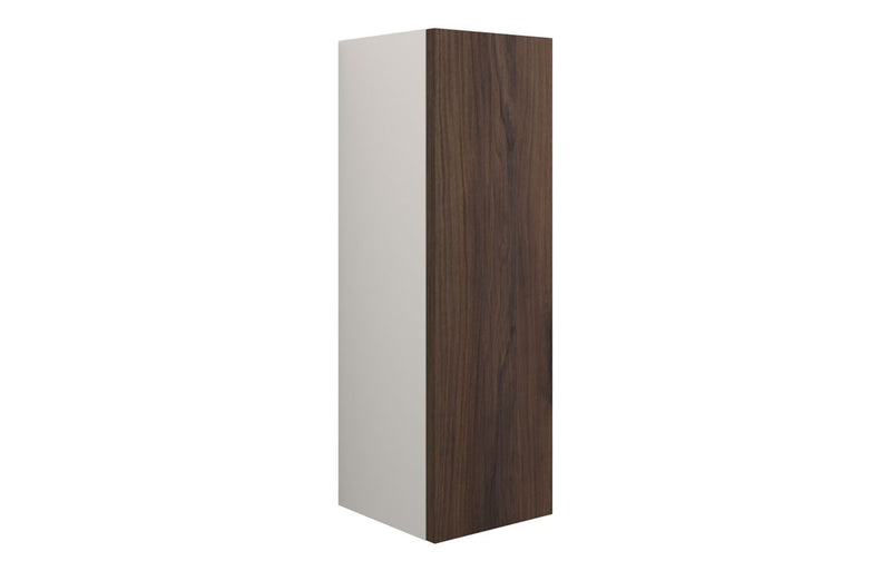 Daisy 200mm Slim Base Unit - Warm Walnut (Grey Cab) - KPSB110806