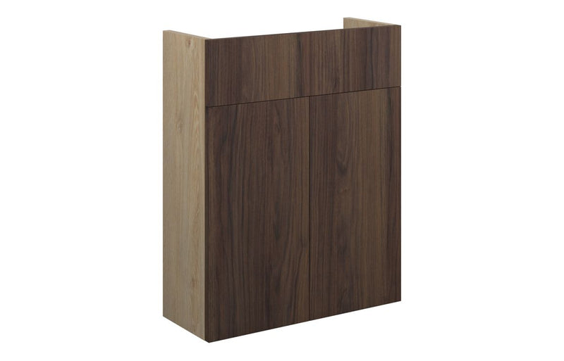 Daisy 500mm Slim Basin Unit - Warm Walnut (Oak Cab) - KPSB110825