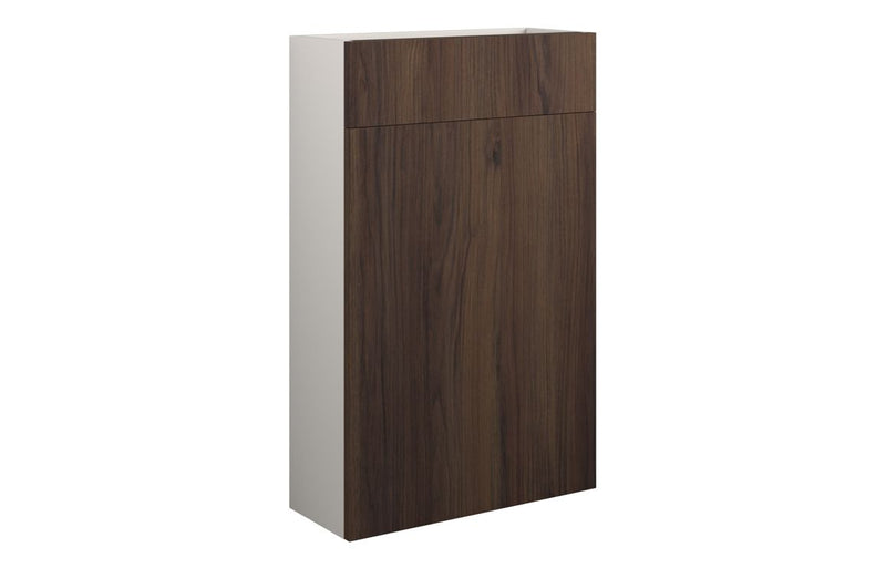 Daisy 500mm Slim WC Unit - Warm Walnut (Grey Cab) - KPSB110836