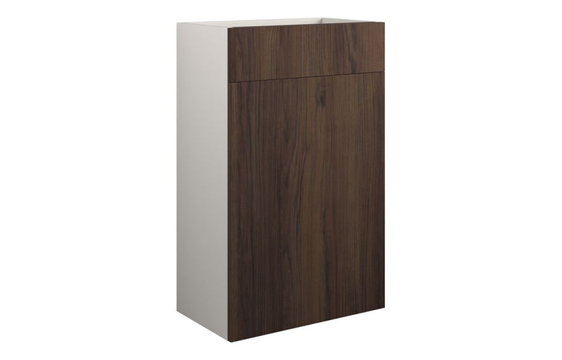 Daisy 500mm Standard WC Unit - Warm Walnut (Grey Cab) - KPSB110839