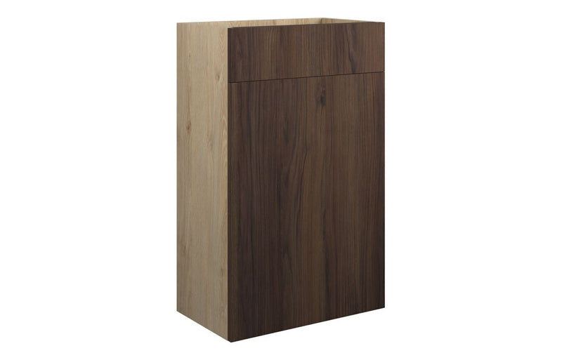 Daisy 500mm Standard WC Unit - Warm Walnut (Oak Cab) - KPSB110840