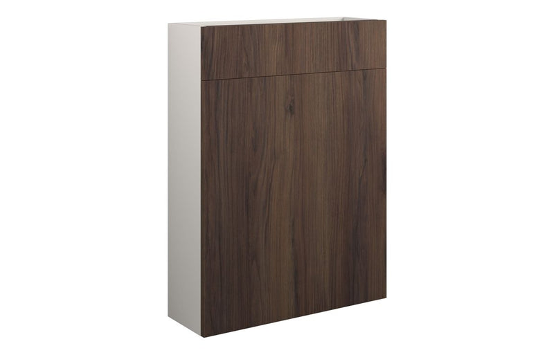 Daisy 600mm Slim WC Unit - Warm Walnut (Grey Cab) - KPSB110842