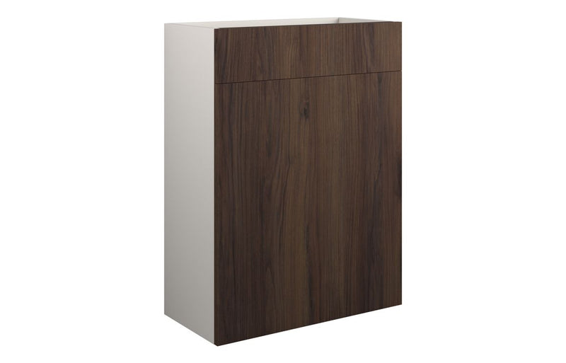Daisy 600mm Standard WC Unit - Warm Walnut (Grey Cab) - KPSB110845